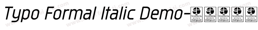 Typo Formal Italic Demo字体转换